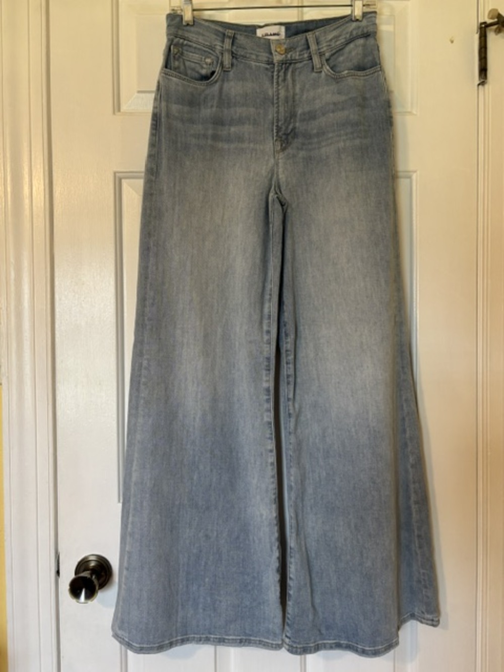 Frame Le Pixie Palazzo Wide Leg Jeans in Humphrey Women's Size 27